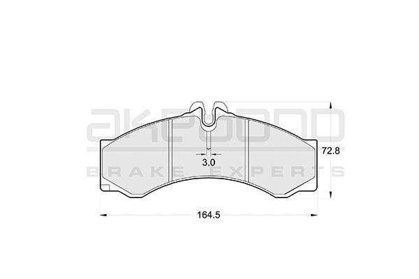 AKEBONO Első fékbetét AN-4329K_AKE