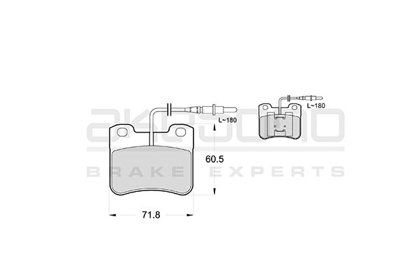 AKEBONO Első fékbetét AN-4752WK_AKE