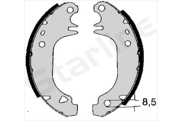 STARLINE Fékpofa BC02900_SL