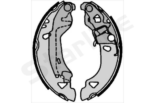 STARLINE Fékpofa BC07080_SL