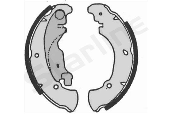 STARLINE Fékpofa BC07160_SL