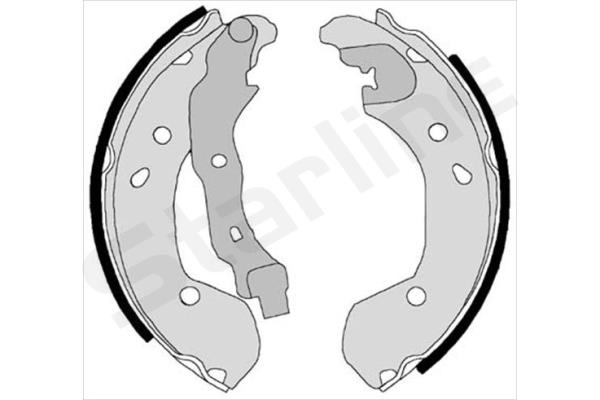 STARLINE Fékpofa BC08180_SL