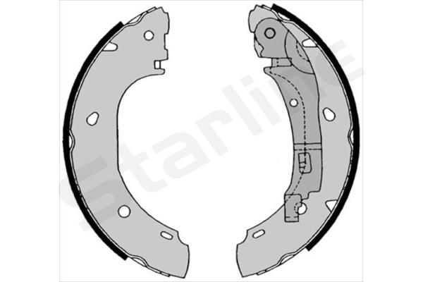 STARLINE Fékpofa BC08540_SL