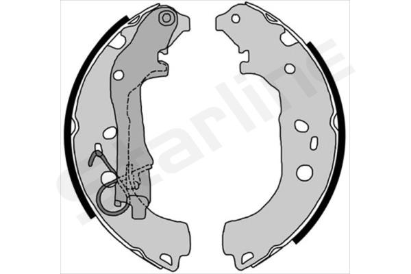 STARLINE Fékpofa BC08590_SL