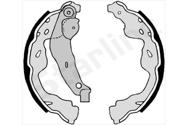 STARLINE Fékpofa BC08660_SL