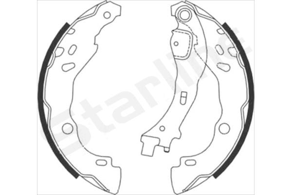 STARLINE Fékpofa BC08700_SL