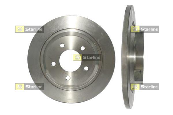 STARLINE Hátsó féktárcsa PB1658_SL