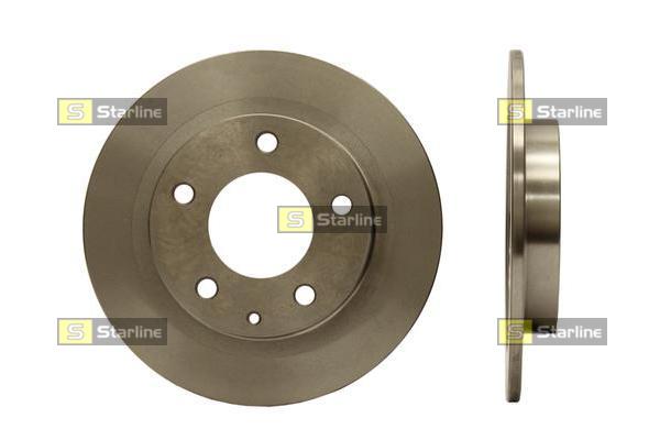 STARLINE Hátsó féktárcsa PB1665_SL