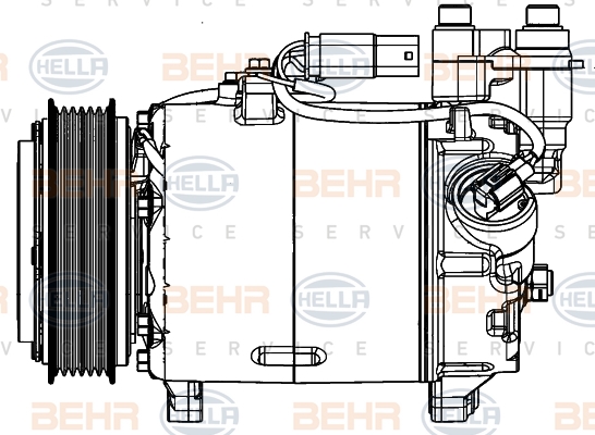 MAHLE Klímakompresszor ACP598000P_MAHLE