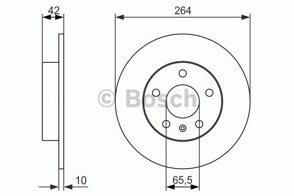 BOSCH Féktárcsa, mind 0986479920_BOSCH