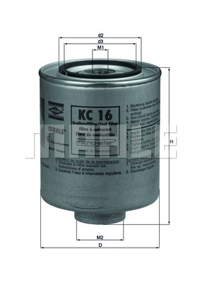 KNECHT Üzemanyagszűrő KC16_KNECHT