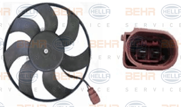 HELLA Ventilátor, vízhűtő 8EW351039-184