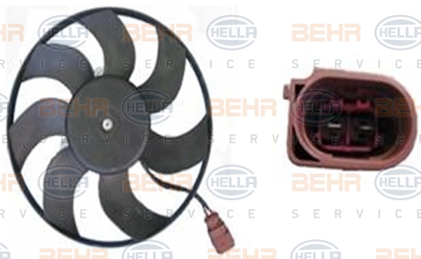 HELLA Ventilátor, vízhűtő 8EW351040-064