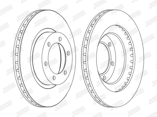 JURID Első féktárcsa 562743JC-1_JURID