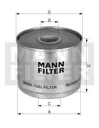 MANN-FILTER Üzemanyagszűrö betét P935/2X_MANN