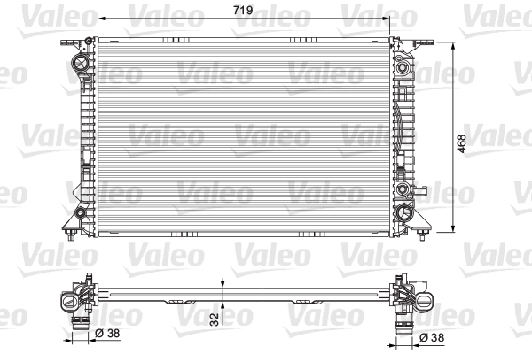 VALEO Vízhűtő 701715_VALEO