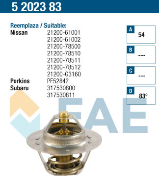 FAE Termosztát 5202383_FAE