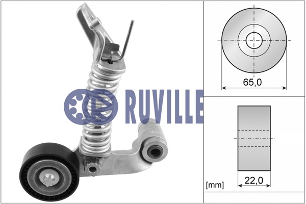 RUVILLE Feszítőkar, hosszbordásszíj 57538_RUV