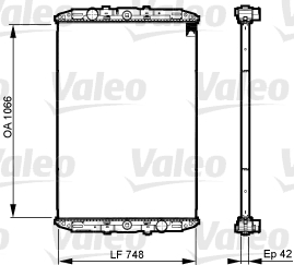 VALEO Vízhűtő 733509_VALEO