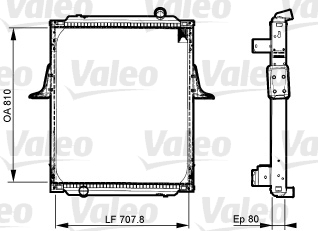 VALEO Vízhűtő 733534_VALEO