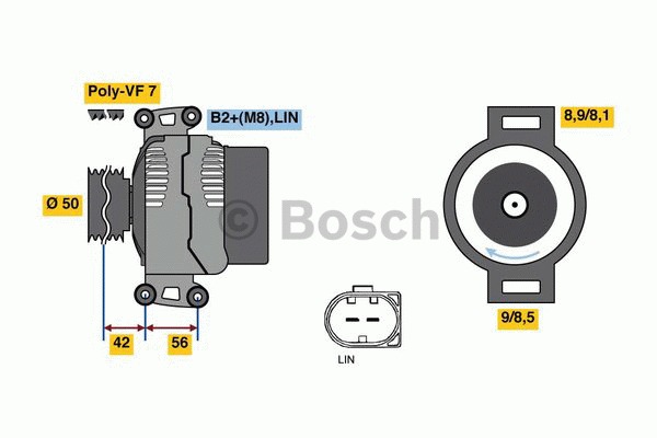 BOSCH Generátor 0121715015_BOSCH