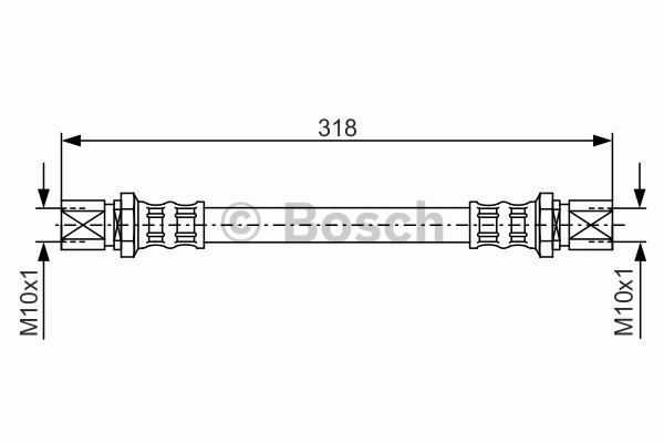 BOSCH Gumifékcső 1987476487_BOSCH