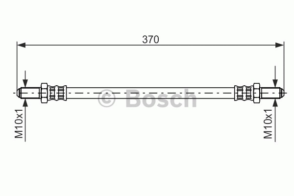 BOSCH Gumifékcső 1987476488_BOSCH