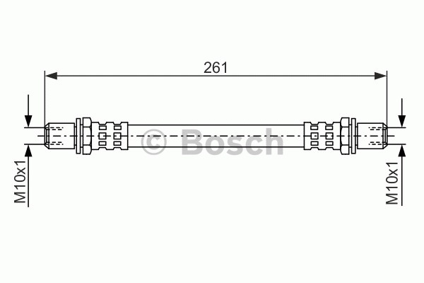 BOSCH Gumifékcső 1987476731_BOSCH