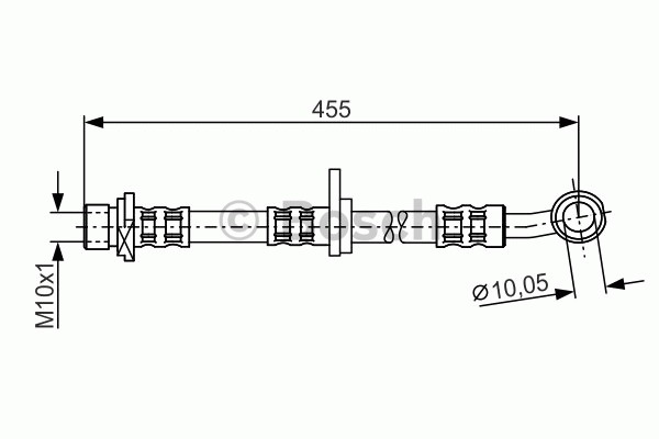 BOSCH Gumifékcső 1987476890_BOSCH
