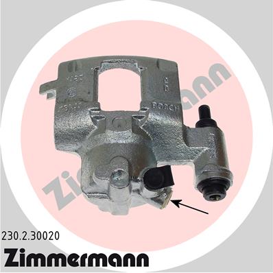 ZIMMERMANN Féknyereg 230.2.30020_ZIM