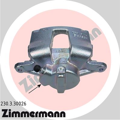 ZIMMERMANN Féknyereg 230.3.30026_ZIM