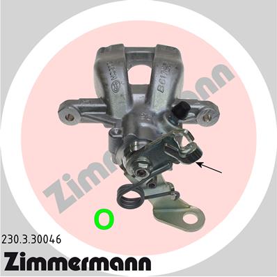 ZIMMERMANN Féknyereg 230.3.30046_ZIM