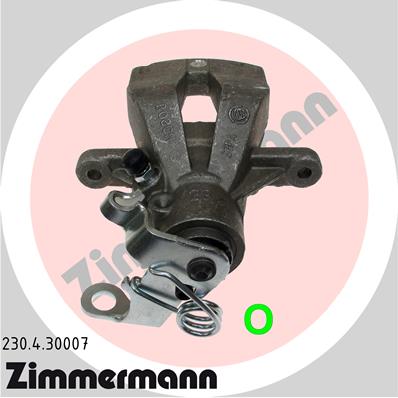 ZIMMERMANN Féknyereg 230.4.30007_ZIM