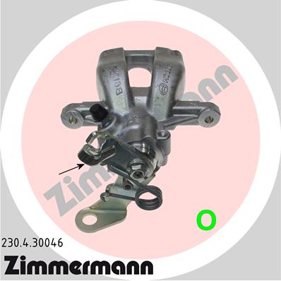 ZIMMERMANN Féknyereg 230.4.30046_ZIM