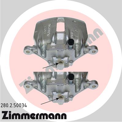 ZIMMERMANN Féknyereg 280.2.50034_ZIM