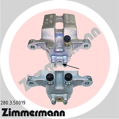 ZIMMERMANN Féknyereg 280.3.50019_ZIM