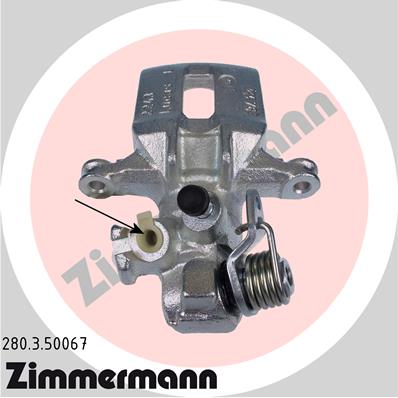 ZIMMERMANN Féknyereg 280.3.50067_ZIM