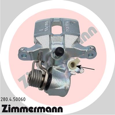 ZIMMERMANN Féknyereg 280.4.50060_ZIM