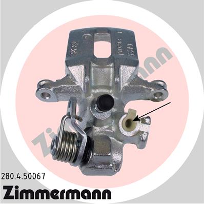 ZIMMERMANN Féknyereg 280.4.50067_ZIM