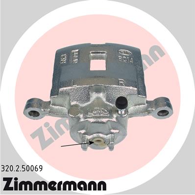 ZIMMERMANN Féknyereg 320.2.50069_ZIM