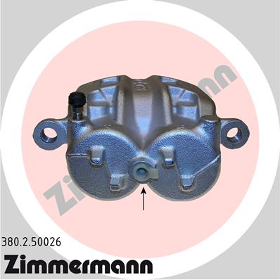 ZIMMERMANN Féknyereg 380.2.50026_ZIM