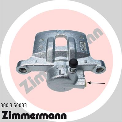 ZIMMERMANN Féknyereg 380.3.50033_ZIM