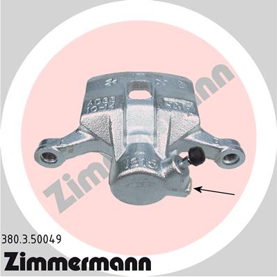 ZIMMERMANN Féknyereg 380.3.50049_ZIM