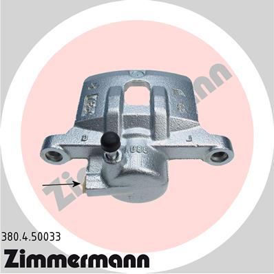 ZIMMERMANN Féknyereg 380.4.50033_ZIM