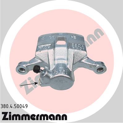 ZIMMERMANN Féknyereg 380.4.50049_ZIM