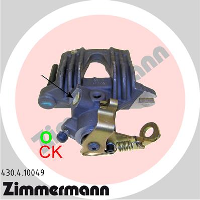 ZIMMERMANN Féknyereg 430.4.10049_ZIM