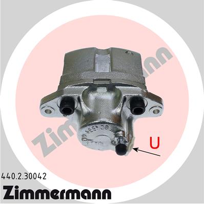 ZIMMERMANN Féknyereg 440.2.30042_ZIM