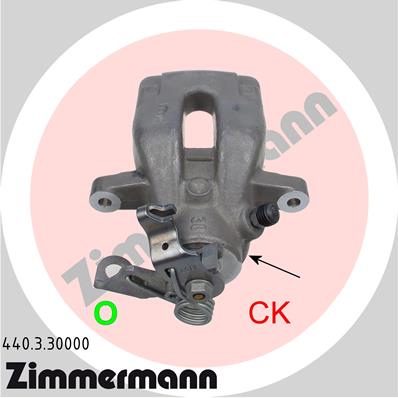 ZIMMERMANN Féknyereg 440.3.30000_ZIM