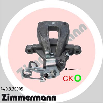 ZIMMERMANN Féknyereg 440.3.30005_ZIM