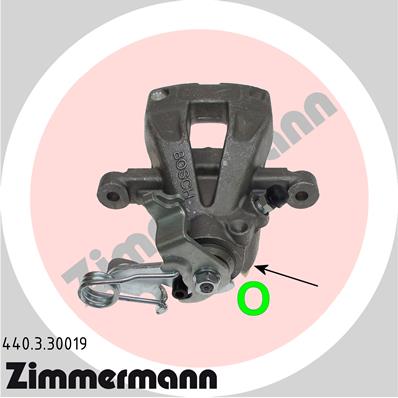 ZIMMERMANN Féknyereg 440.3.30019_ZIM